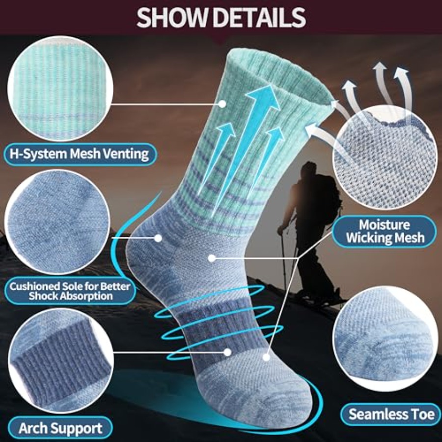 Anlisim Merino Wool Hiking Soc - Thermal Sock Wool reseña y precio