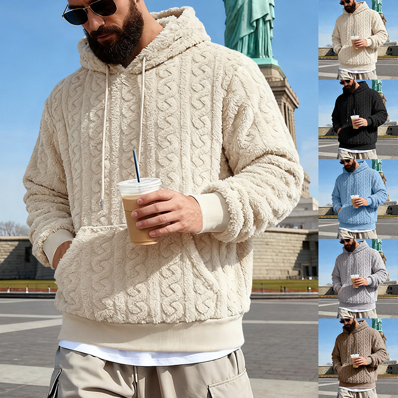 Men's Fleece Hoodie Winter War - Sherpa Hoodie Fleece reseña y precio