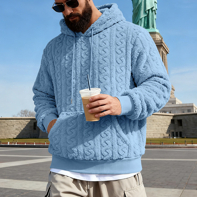 Men's Fleece Hoodie Winter War - Sherpa Hoodie Fleece reseña y precio