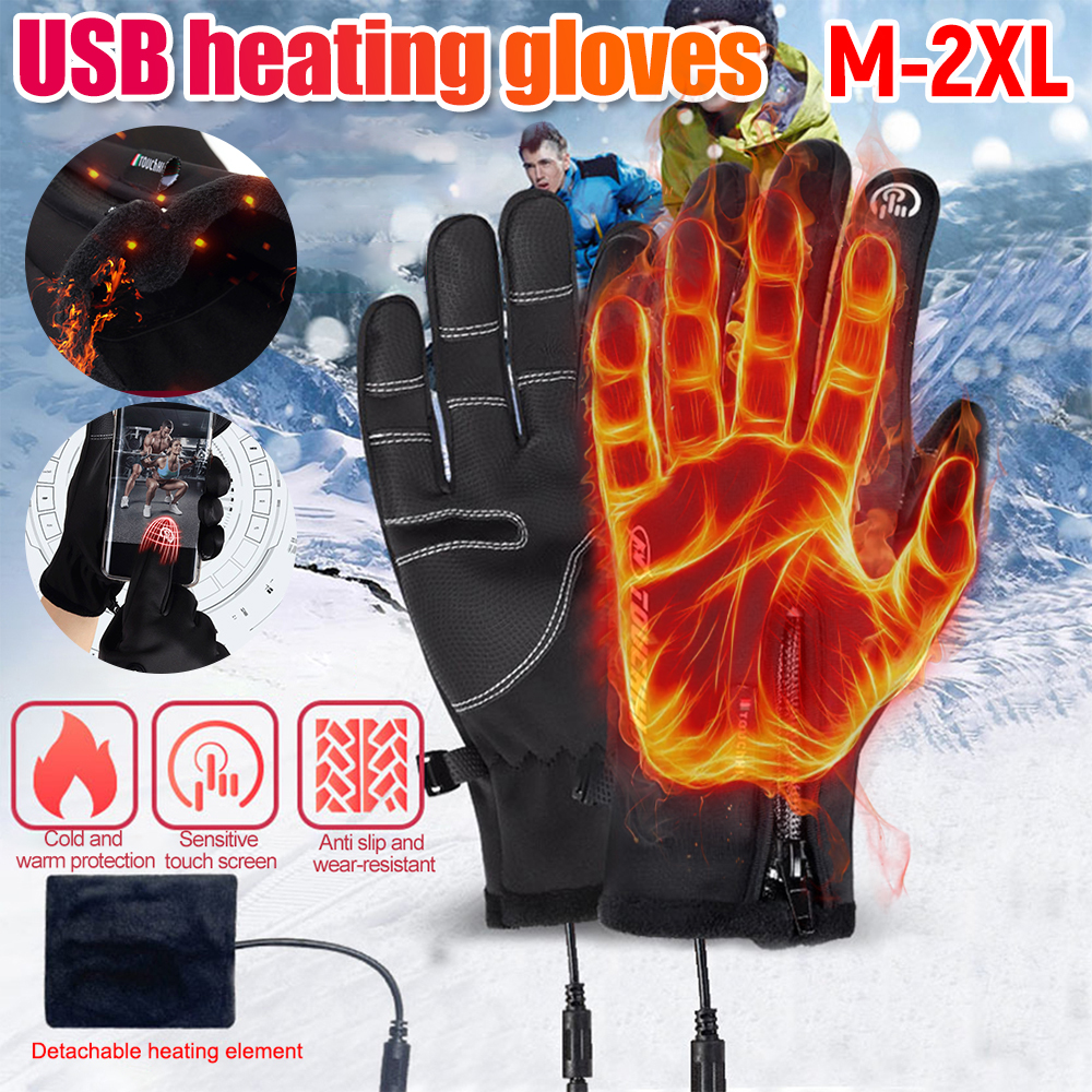 Winter Ski USB Heated Gloves T - Touch Screen Gloves reseña y precio