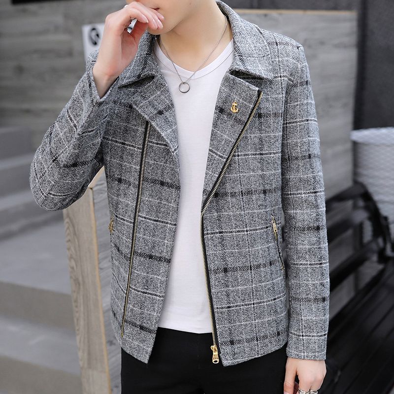 Men's Short Wool Blend Peacoat - Wool Coat Peacoat reseña y precio