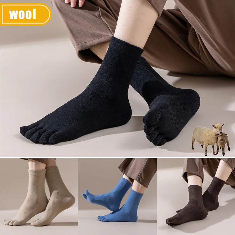 Mans Wool Five Finger Socks Sh - Thermal Sock Wool reseña y precio