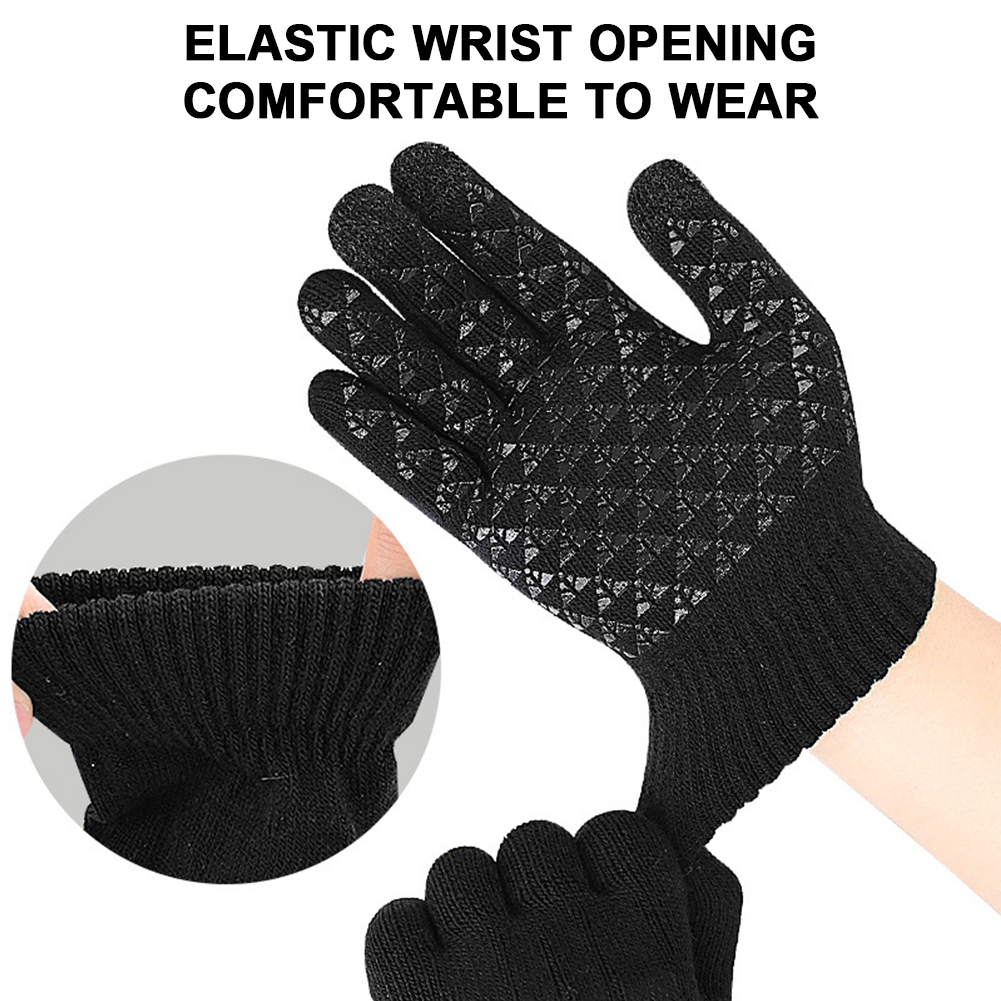 USB Heated Knitted Gloves Full - Touch Screen Gloves reseña y precio