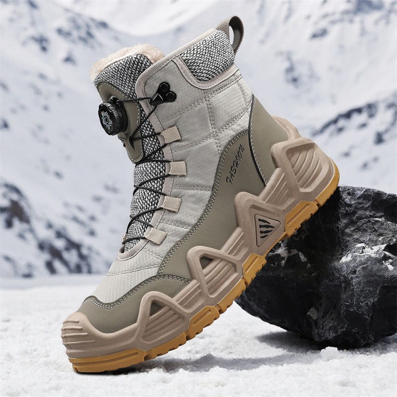 Warm Fur Outdoor Mens Combat T - Waterproof Winter Boot reseña y precio