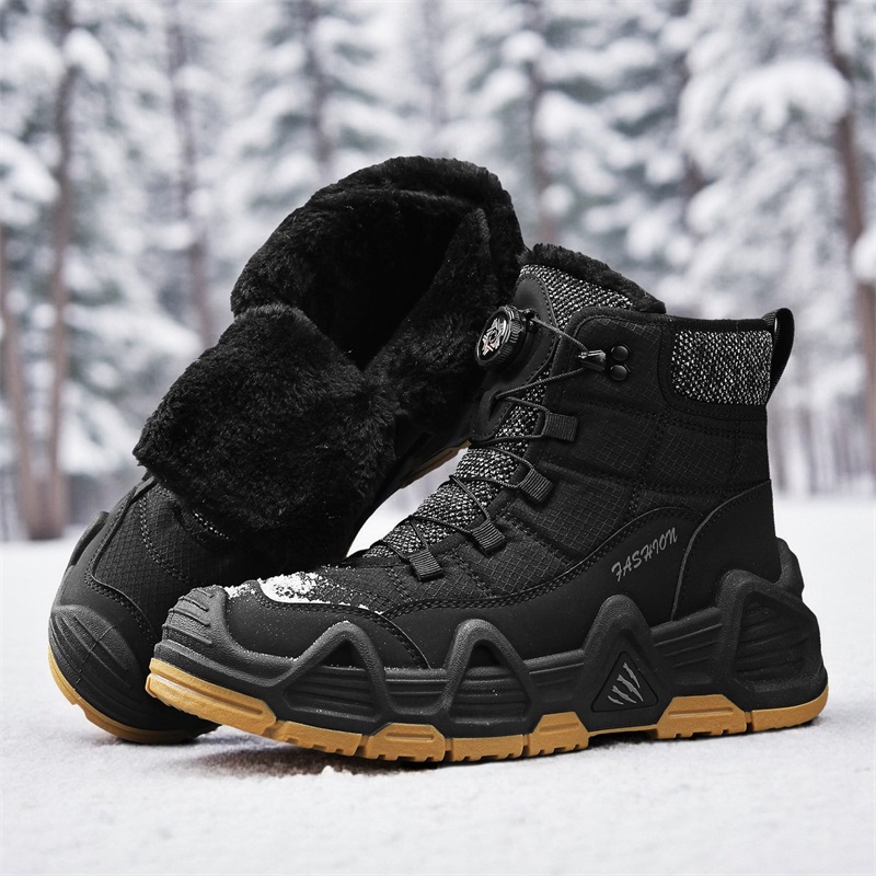 Warm Fur Outdoor Mens Combat T - Waterproof Winter Boot reseña y precio