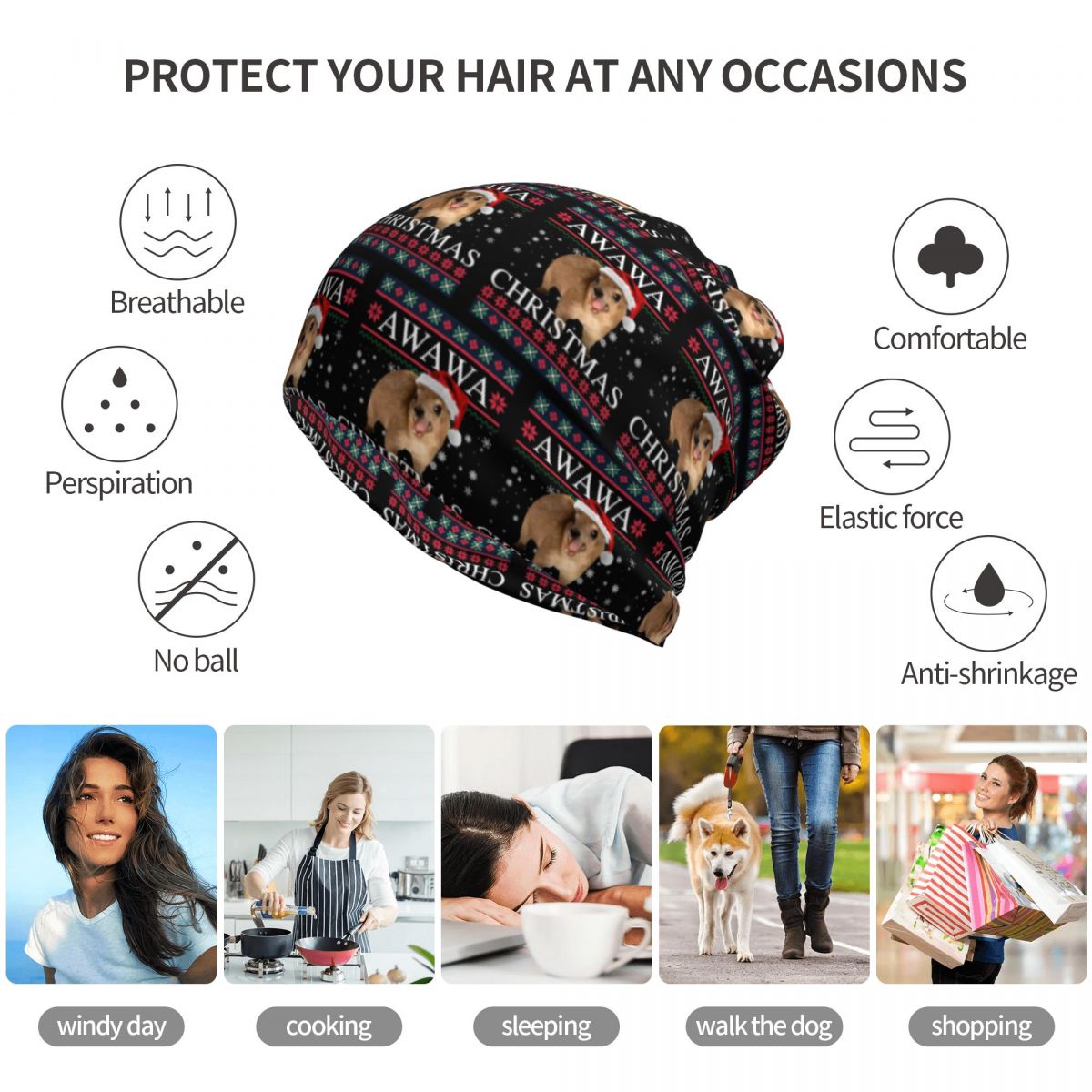 Rock Hyrax Merry Christmas Ugl - Knit Beanie Hat Warm reseña y precio