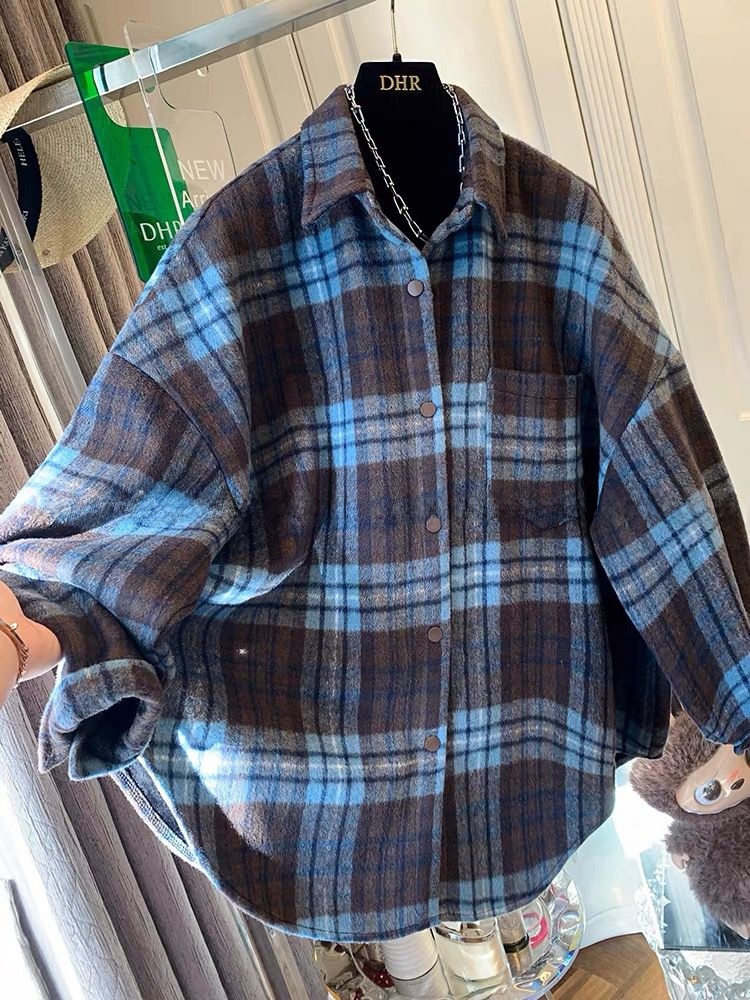 plus Size Women's Plaid Flanne - Flannel Shirt Lined reseña y precio