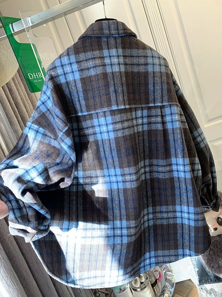 plus Size Women's Plaid Flanne - Flannel Shirt Lined reseña y precio