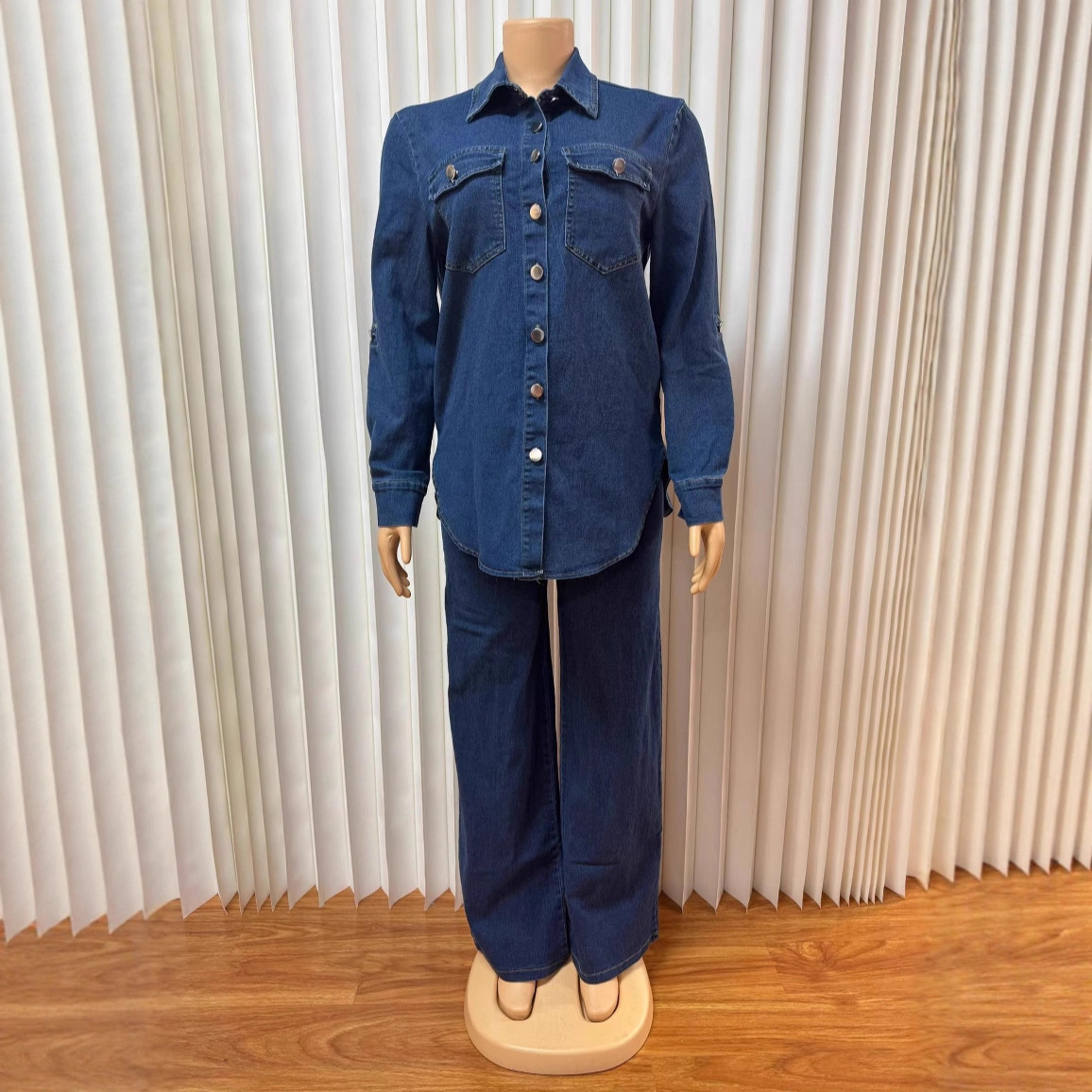 Jeans 2 Piece Sets Women Denim - Down Jacket Packable reseña y precio