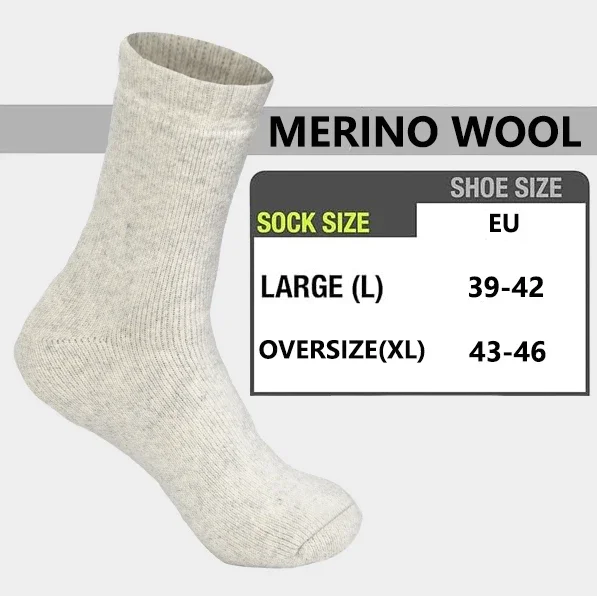 HOT  2026 3 Pairs Men Women Wo - Thermal Sock Wool reseña y precio
