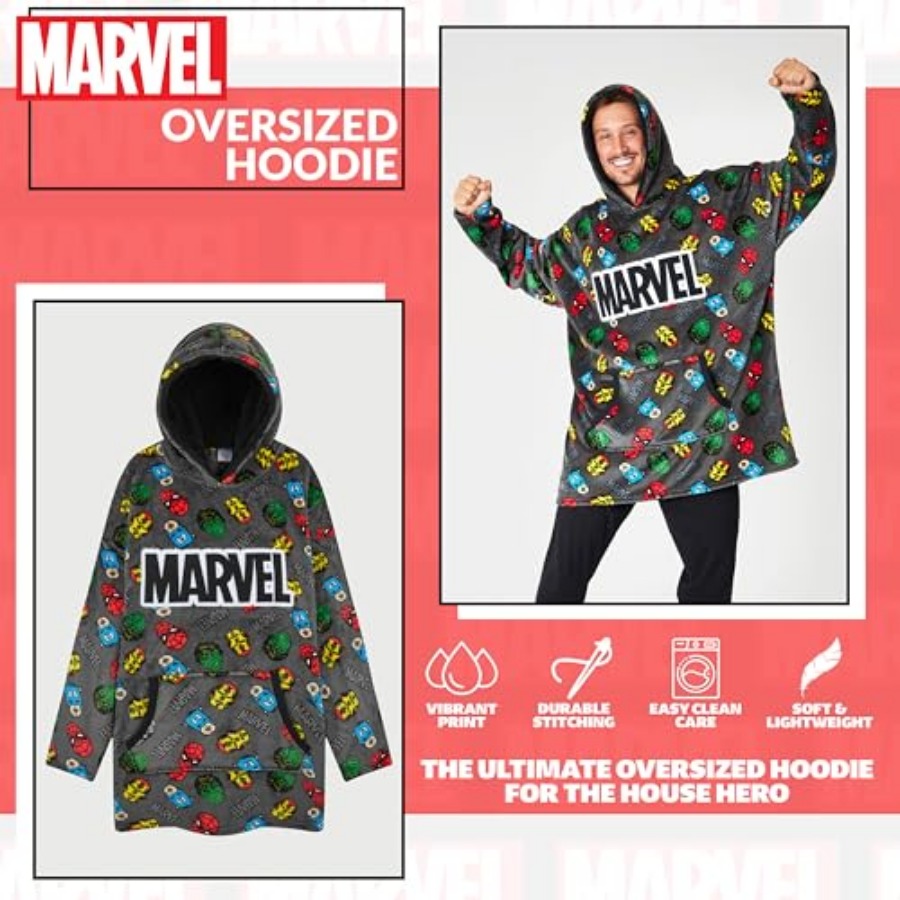 Avengers Blanket Hoodie for Me - Sherpa Hoodie Fleece reseña y precio