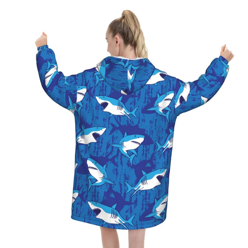 Wearable Blanket Hoodie Cartoo - Sherpa Hoodie Fleece reseña y precio