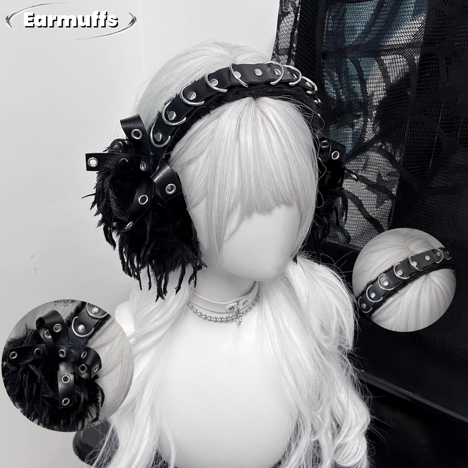 Japanese Earmuffs Dark Punk An - Earmuffs Foldable reseña y precio