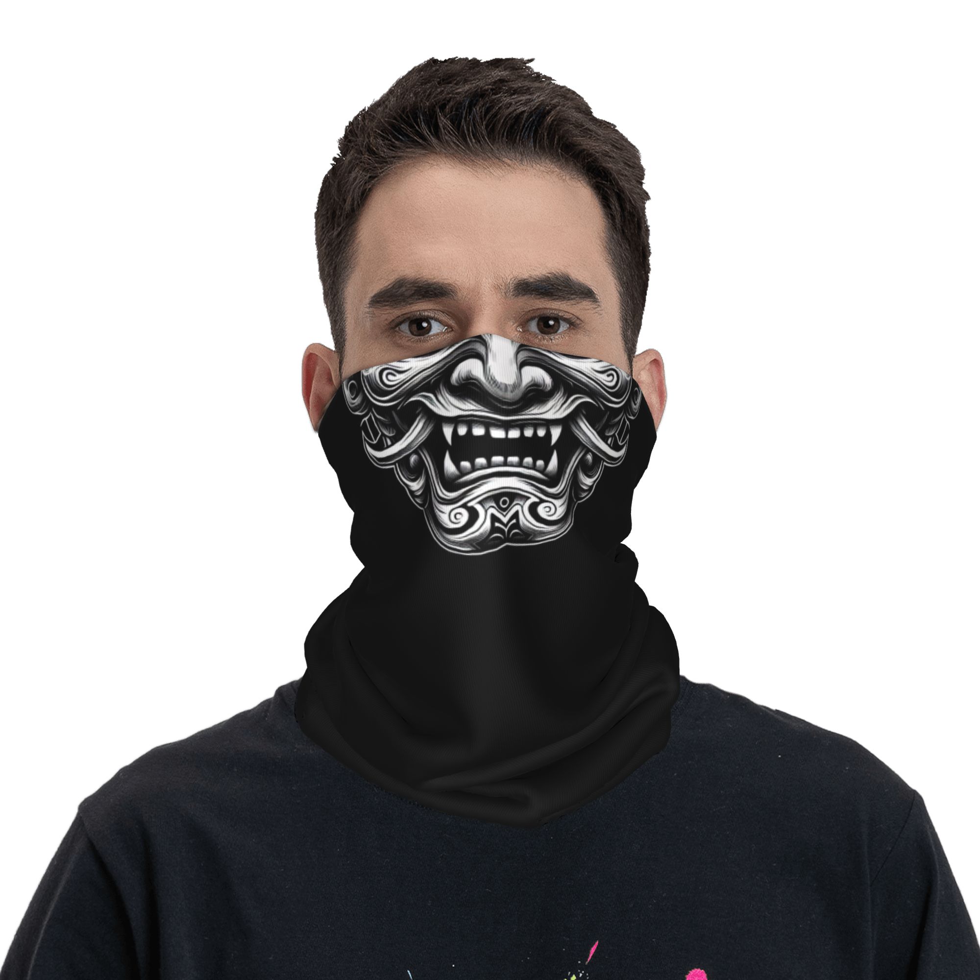 Custom Samurai Oni Demon Banda - Neck Gaiter Fleece reseña y precio