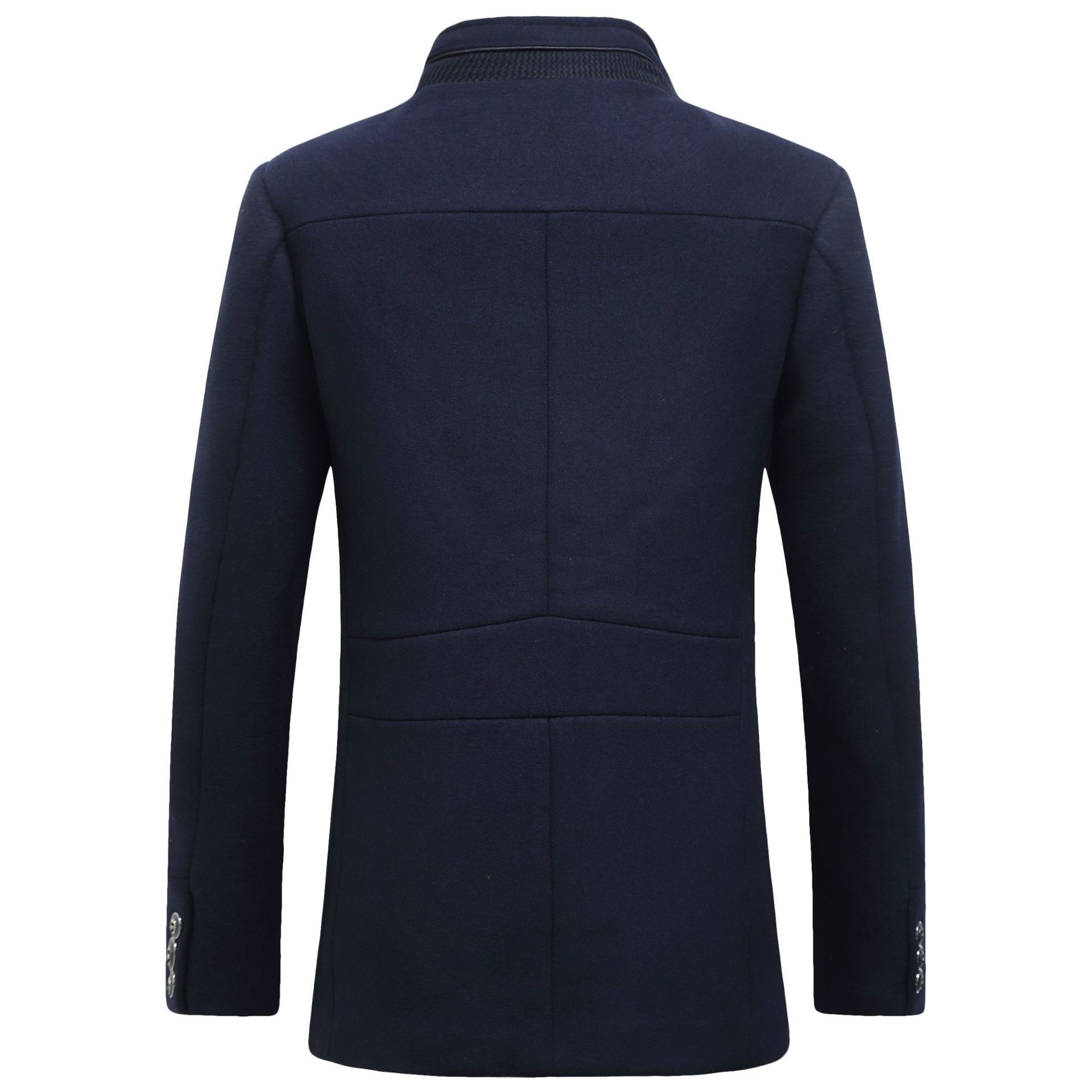 Fashion Men's Wool jacket Clas - Wool Coat Peacoat reseña y precio