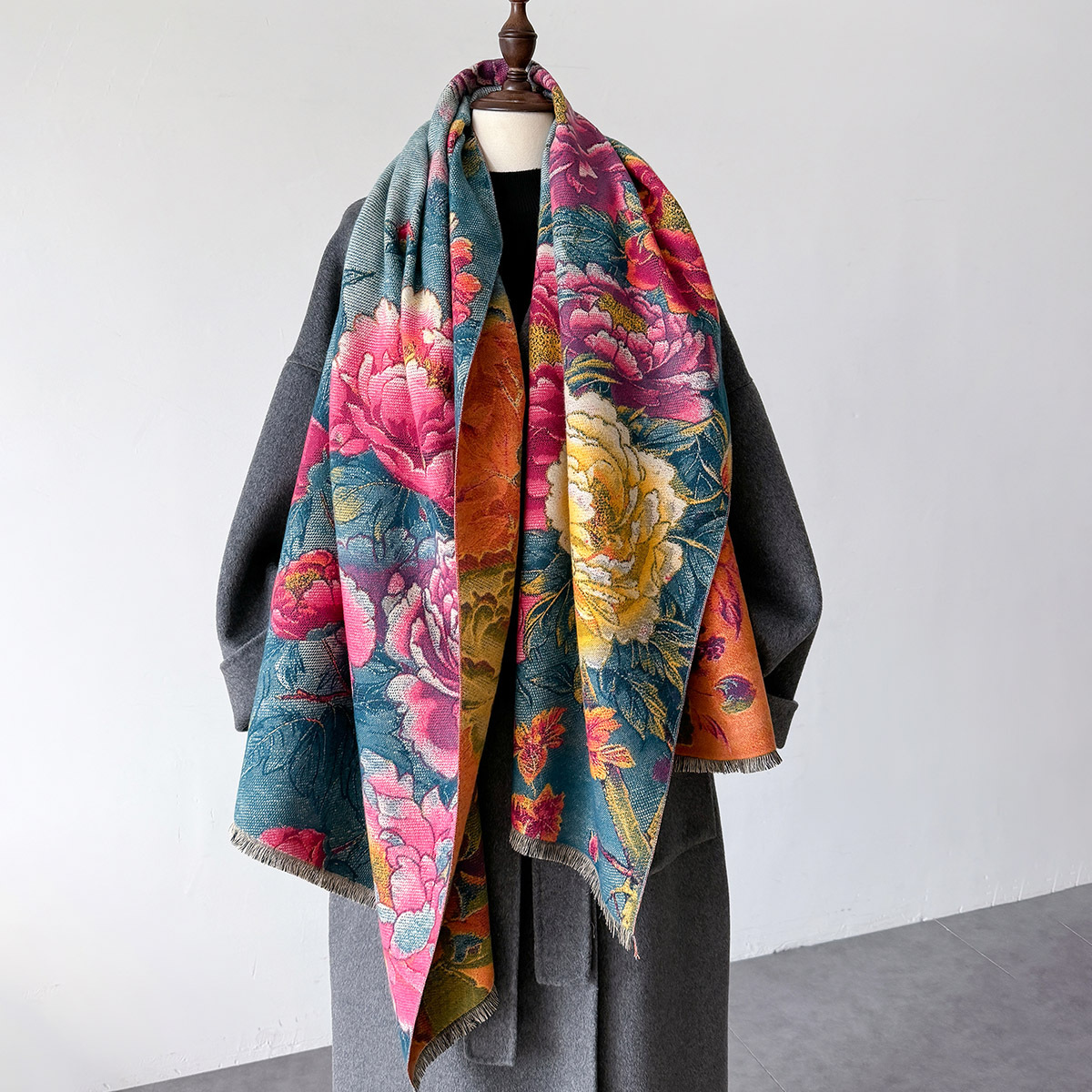 Warm Cashmere Scarf Women Shaw - Cashmere Pashmina Wrap reseña y precio