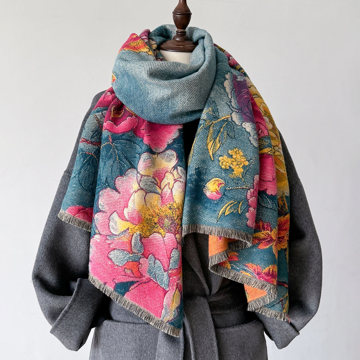 Warm Cashmere Scarf Women Shaw - Cashmere Pashmina Wrap reseña y precio