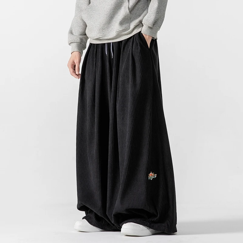 Men Corduroy Wide Leg Pants Me - Corduroy Pant Warm reseña y precio