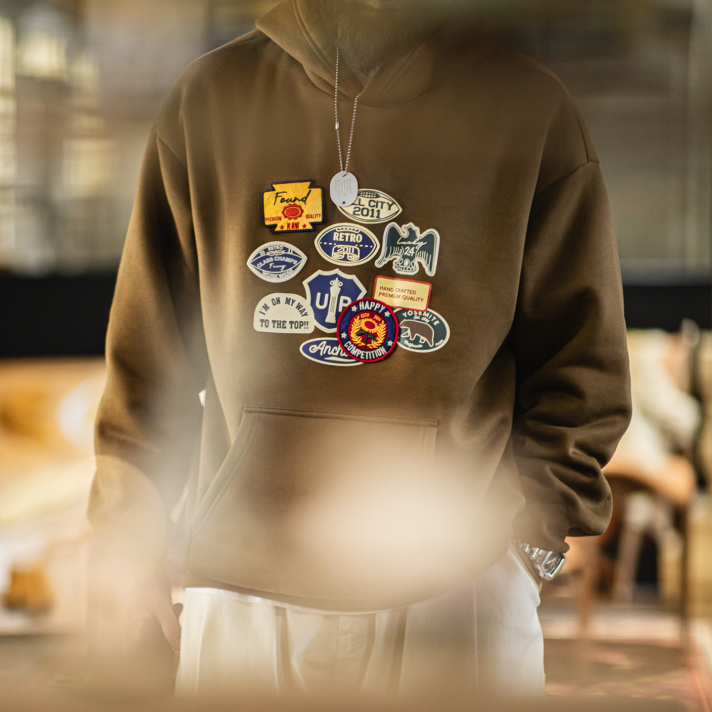Maden Vintage Men's Embroidere - Sherpa Hoodie Fleece reseña y precio