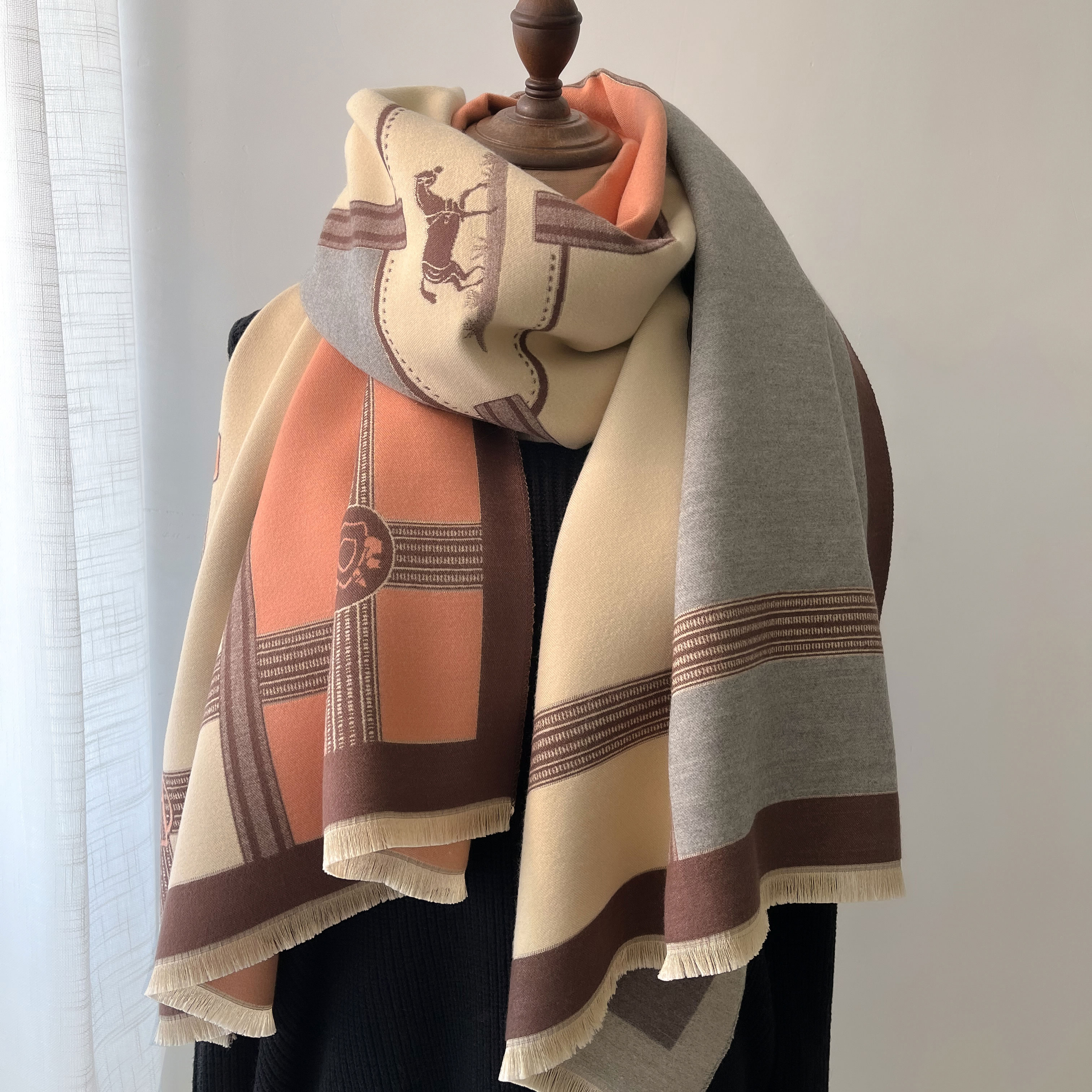 Winter Cashmere Scarf Women Lu - Cashmere Pashmina Wrap reseña y precio