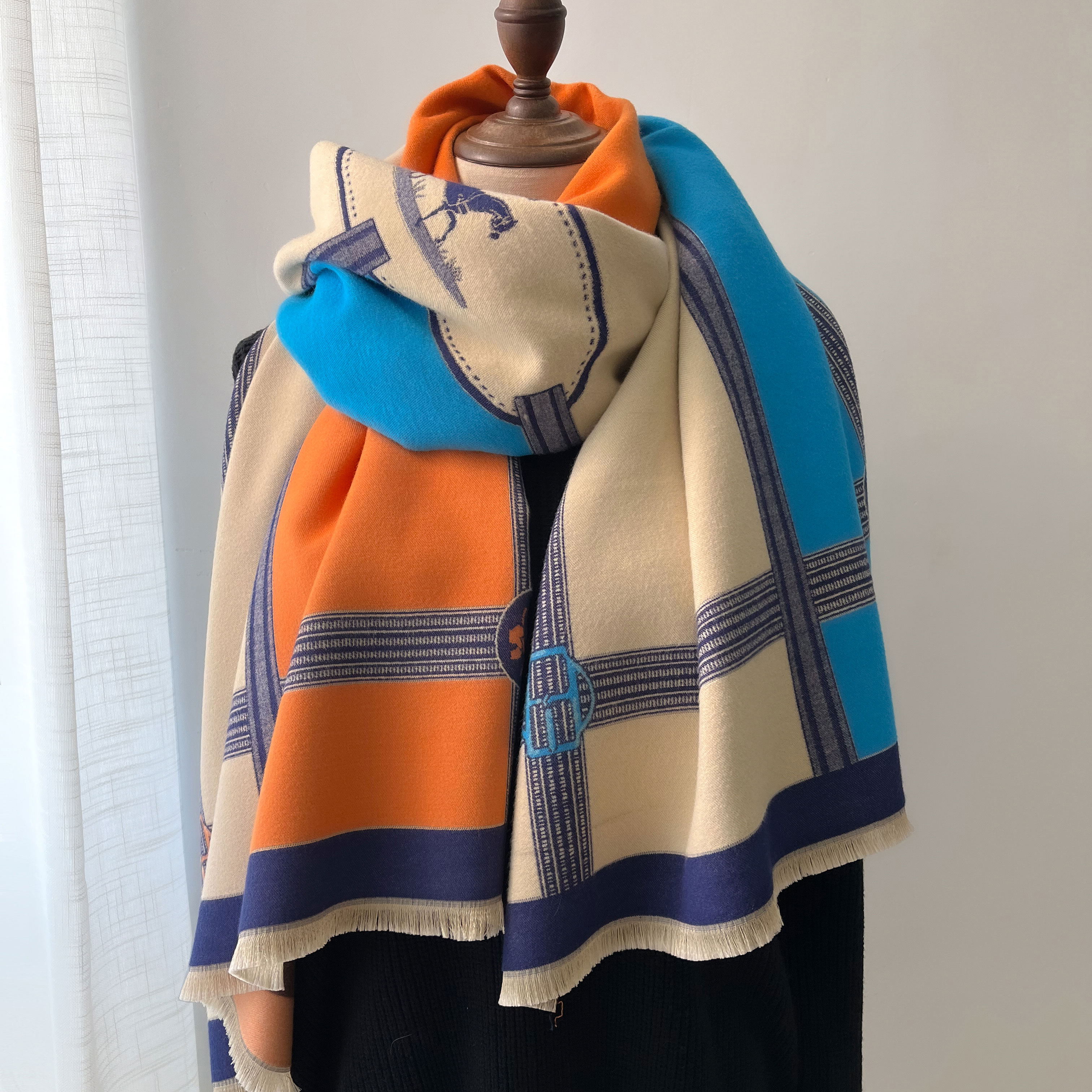 Winter Cashmere Scarf Women Lu - Cashmere Pashmina Wrap reseña y precio