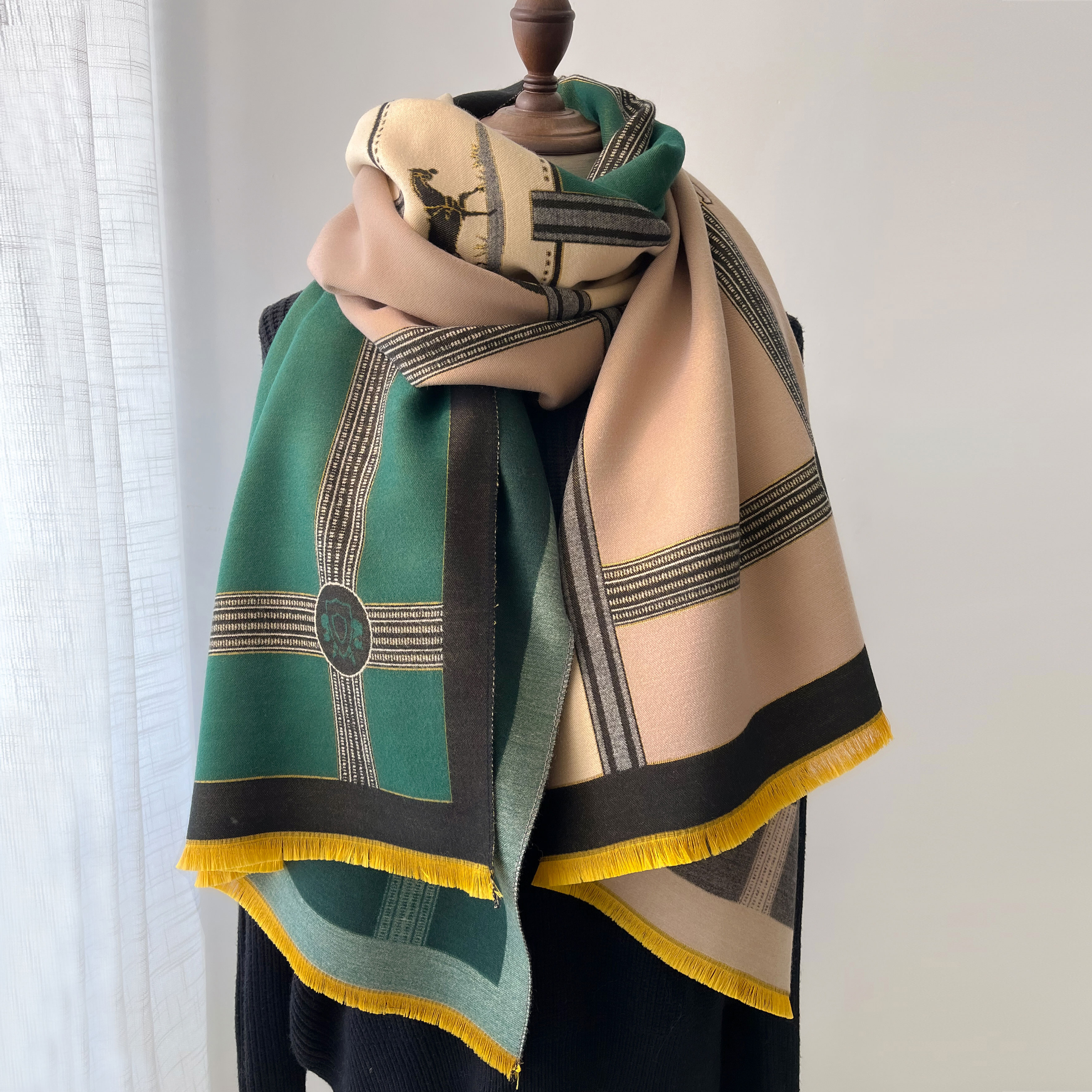 Winter Cashmere Scarf Women Lu - Cashmere Pashmina Wrap reseña y precio