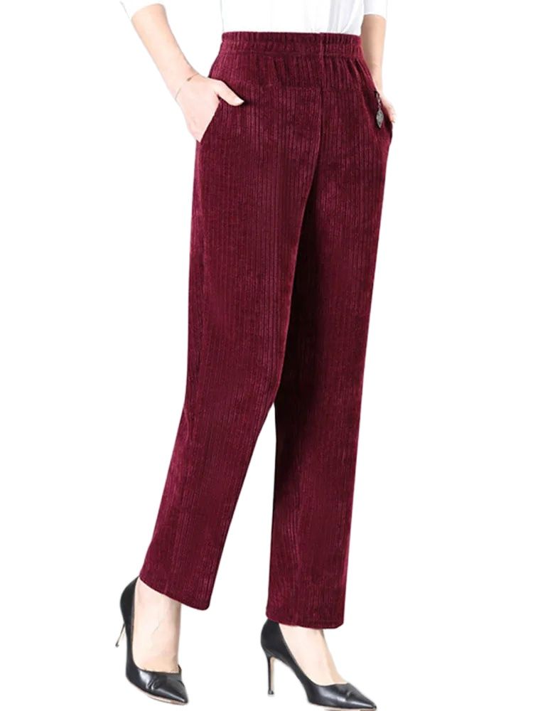 Oversize XL-8XL Corduroy Pants - Corduroy Pant Warm reseña y precio
