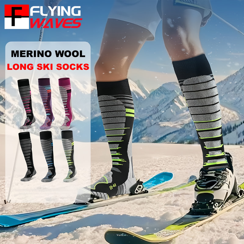 Merino Wool Ski Socks Cold Wea - Thermal Sock Wool reseña y precio