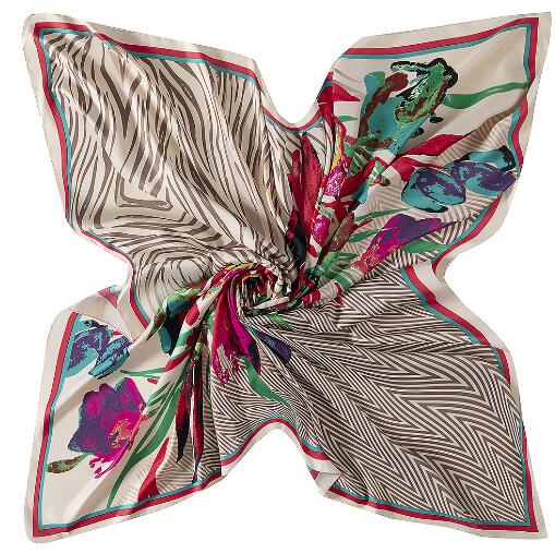 130x130cm Luxury Brand Square  - Shawl Wrap Winter reseña y precio