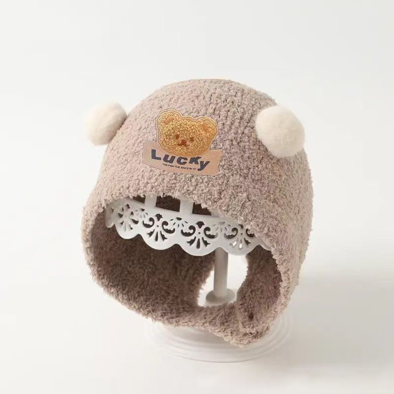 Cute Bear Baby Ear Protection  - Knit Beanie Hat Warm reseña y precio