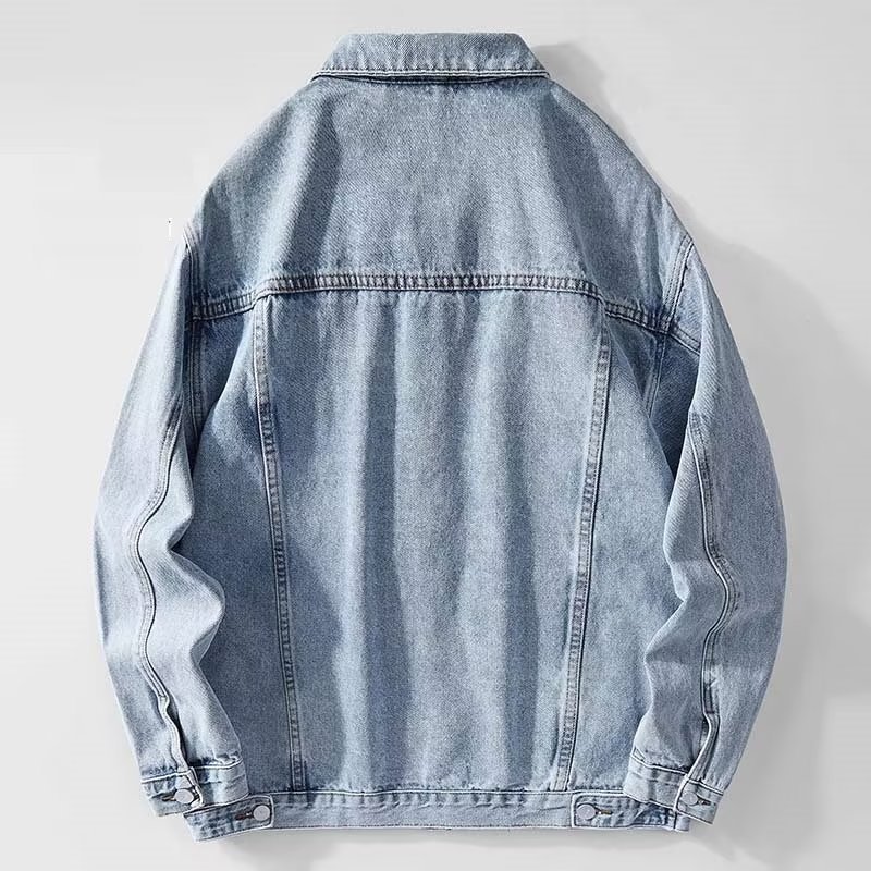 Denim Jacket Men  Single Breas - Down Jacket Packable reseña y precio