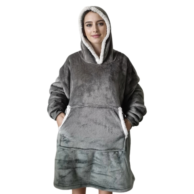 Wearable Adult Super Soft Flan - Sherpa Hoodie Fleece reseña y precio