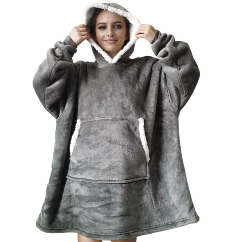 Wearable Adult Super Soft Flan - Sherpa Hoodie Fleece reseña y precio