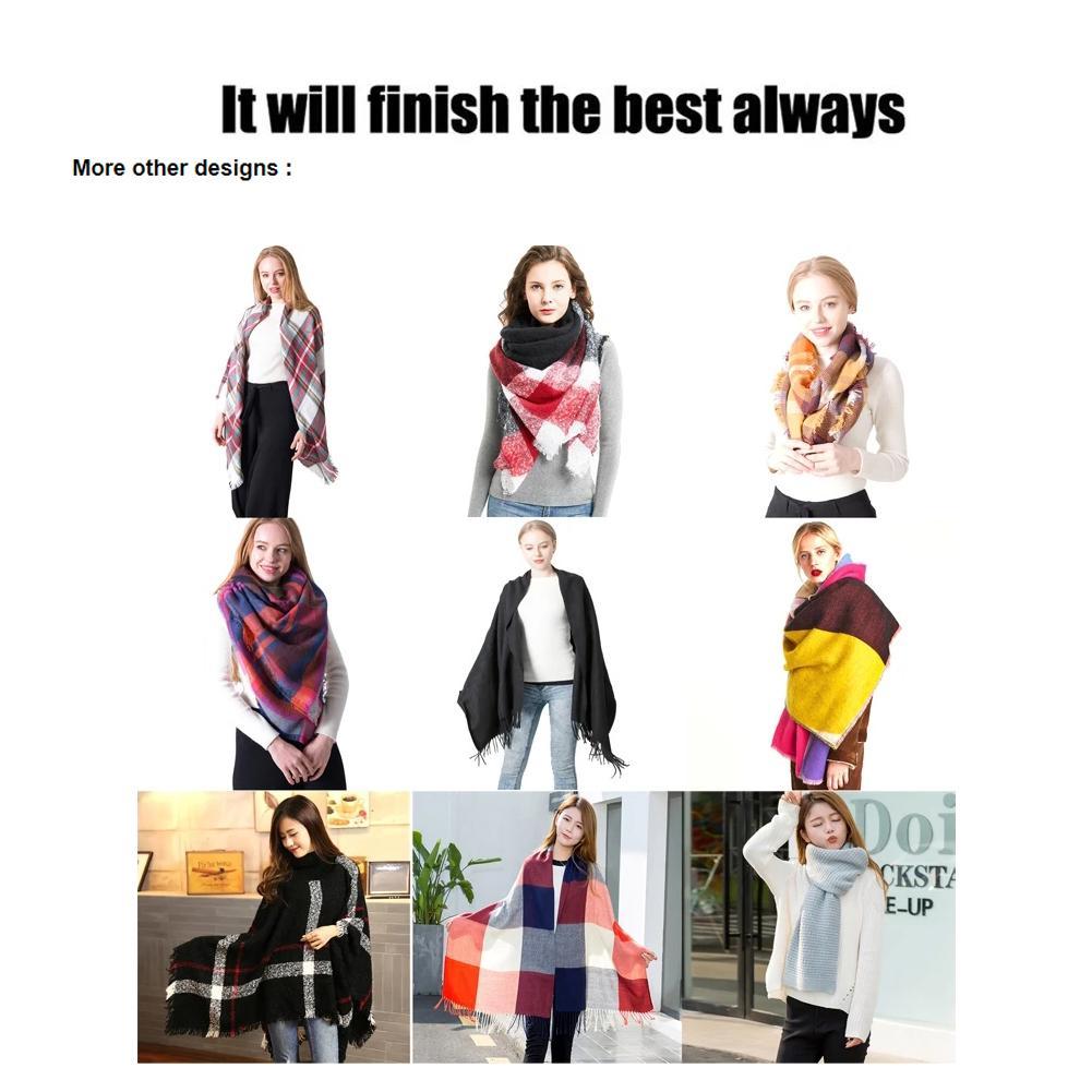 British Style Winter Scarves F - Wool Scarf Men reseña y precio