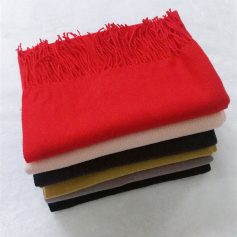Autumn And Winter Solid Color  - Wool Scarf Men reseña y precio