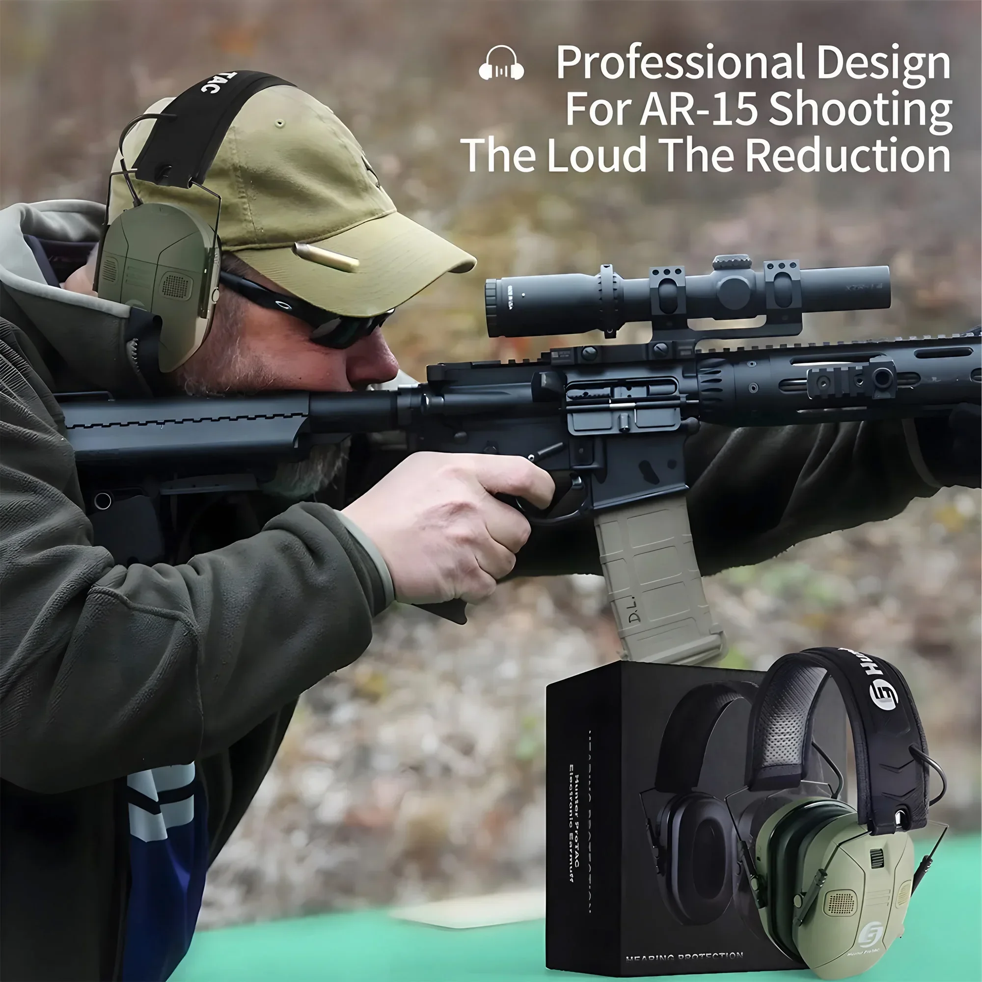 Tactical Foldable Earmuffs 360 - Earmuffs Foldable reseña y precio