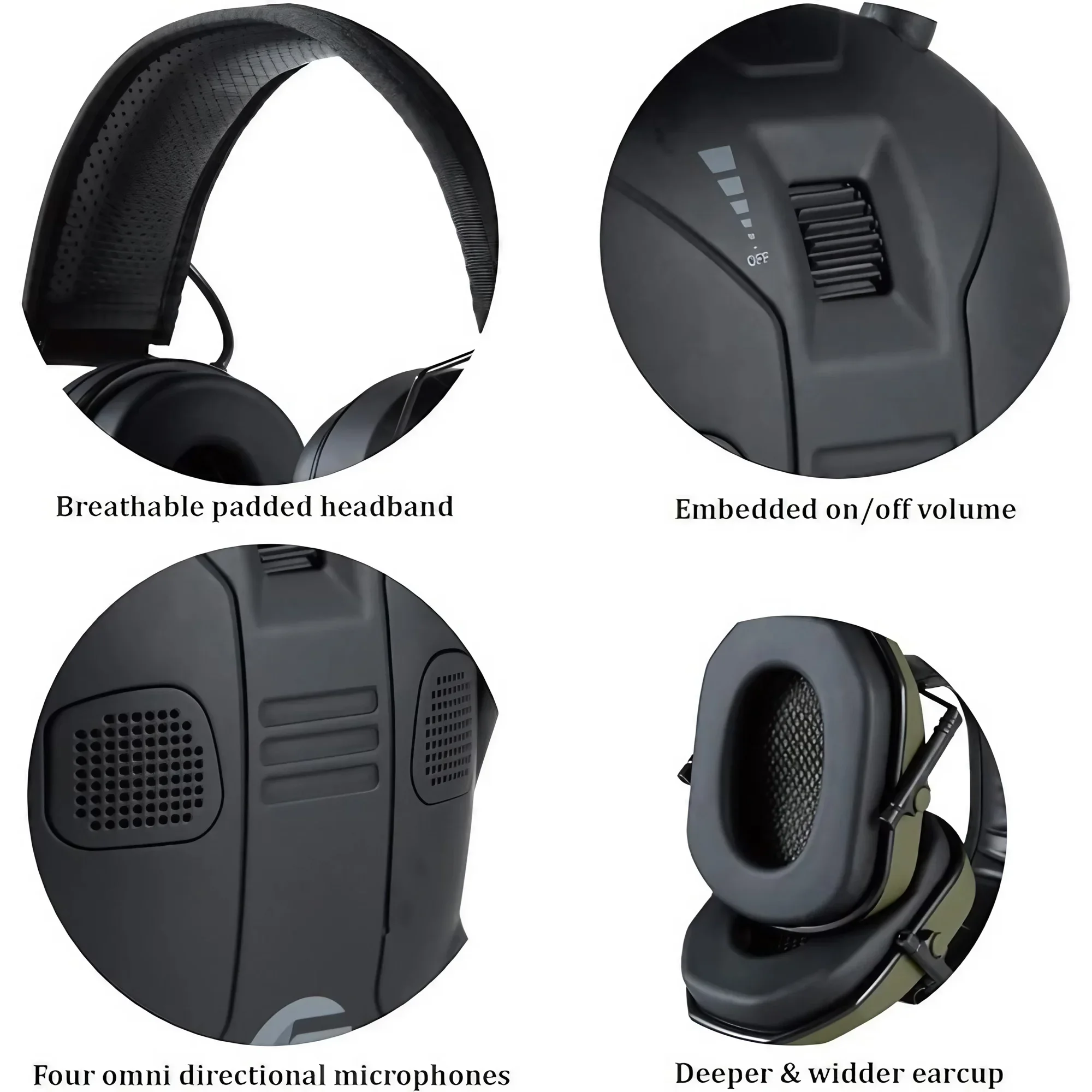 Tactical Foldable Earmuffs 360 - Earmuffs Foldable reseña y precio