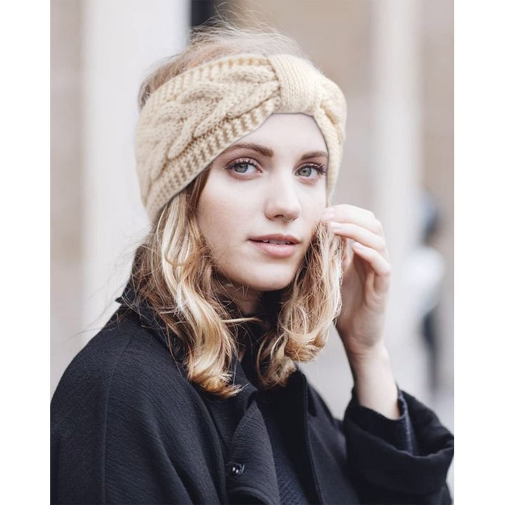 Winter Knitted Women Headbands - Winter Headband Fleece reseña y precio