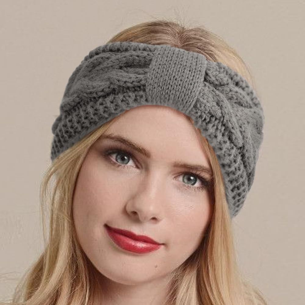Winter Knitted Women Headbands - Winter Headband Fleece reseña y precio