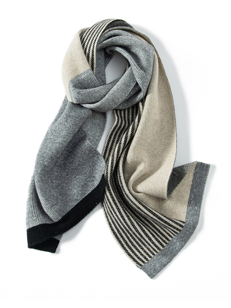 MELILAMB New Winter Men's 100% - Wool Scarf Men reseña y precio