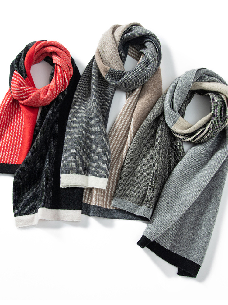 MELILAMB New Winter Men's 100% - Wool Scarf Men reseña y precio