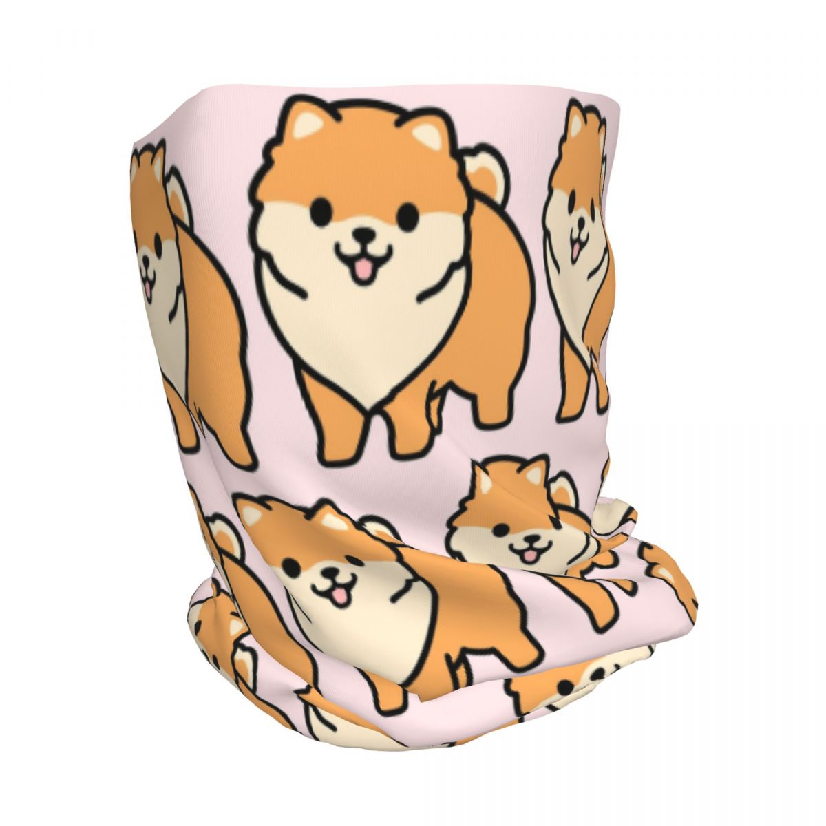 Pomeranian Bandana Neck Gaiter - Knit Beanie Hat Warm reseña y precio