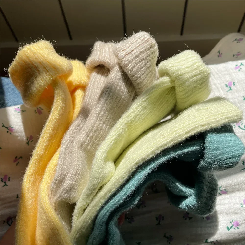 Solid Color Women Winter Thick - Thermal Sock Wool reseña y precio