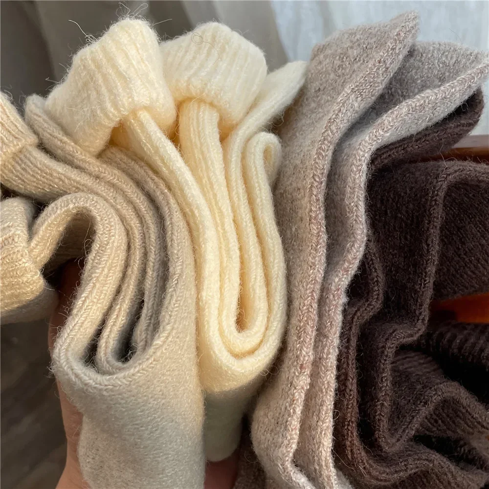 Solid Color Women Winter Thick - Thermal Sock Wool reseña y precio