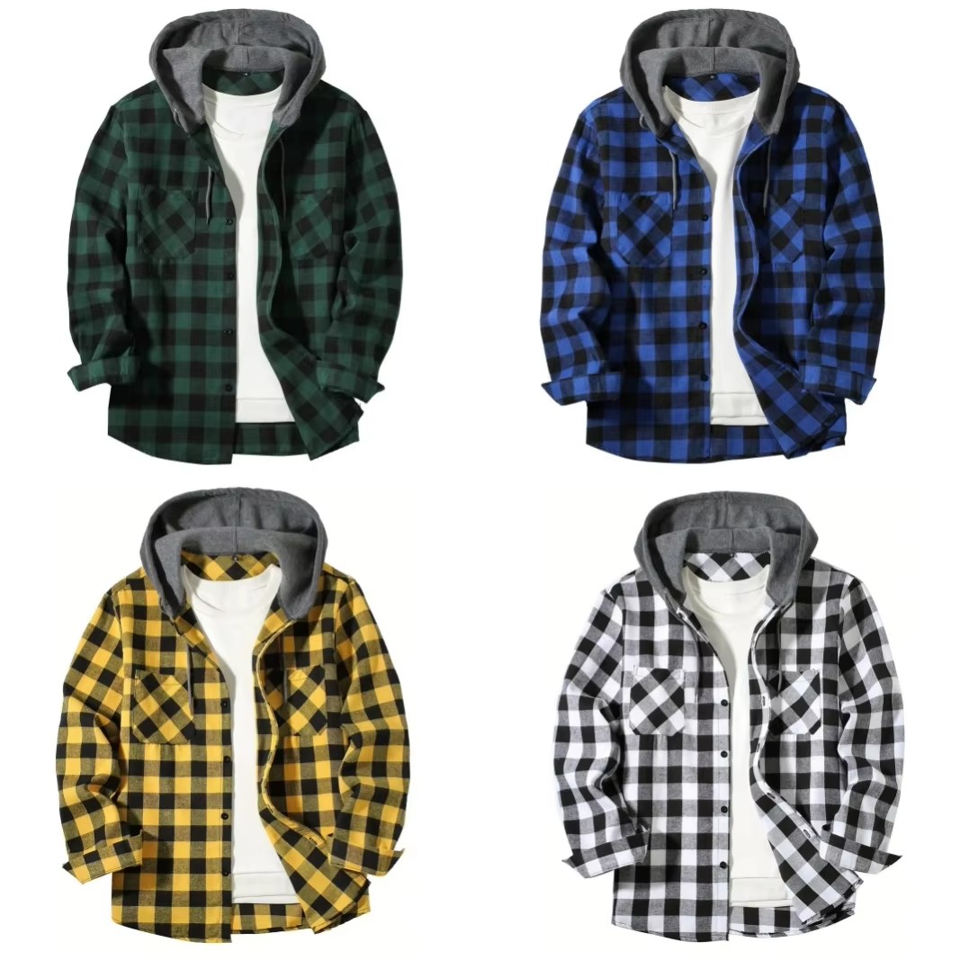 Men's Business Spring And Autu - Flannel Shirt Lined reseña y precio
