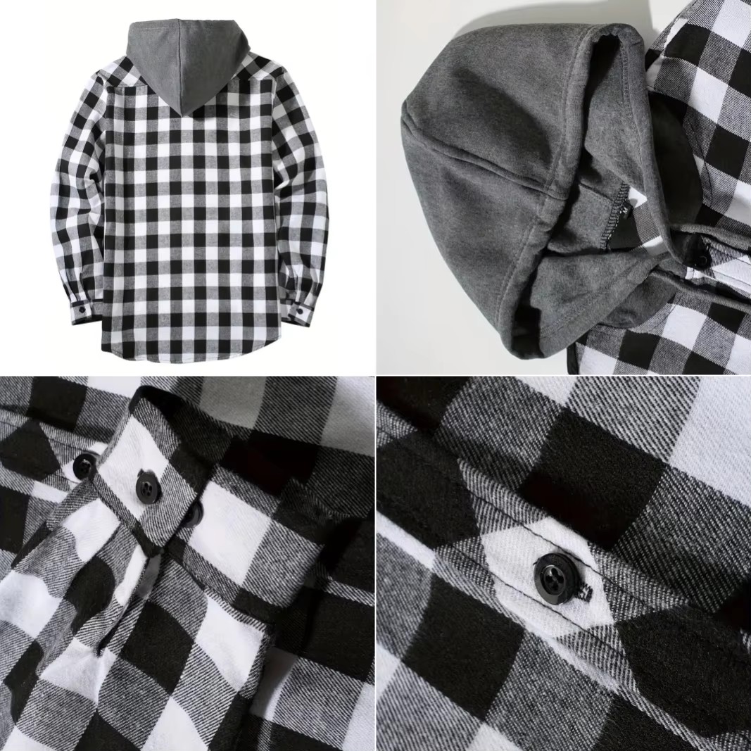 Men's Business Spring And Autu - Flannel Shirt Lined reseña y precio