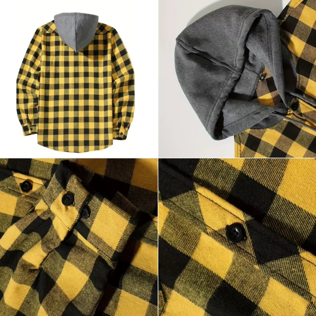 Men's Business Spring And Autu - Flannel Shirt Lined reseña y precio