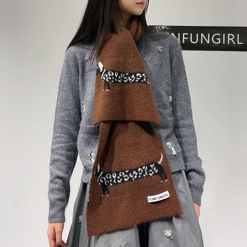 Korean Version Wool Blend Pupp - Wool Scarf Men reseña y precio