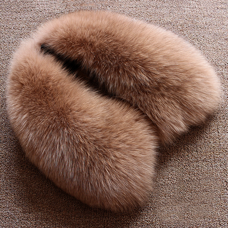 Real wool collar whole fur fox - Wool Scarf Men reseña y precio