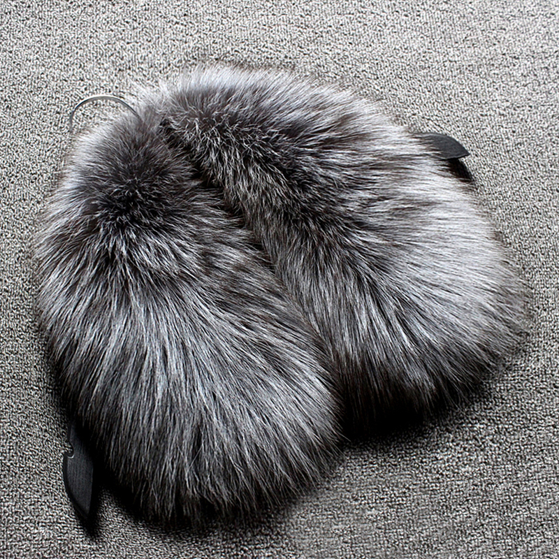 Real wool collar whole fur fox - Wool Scarf Men reseña y precio